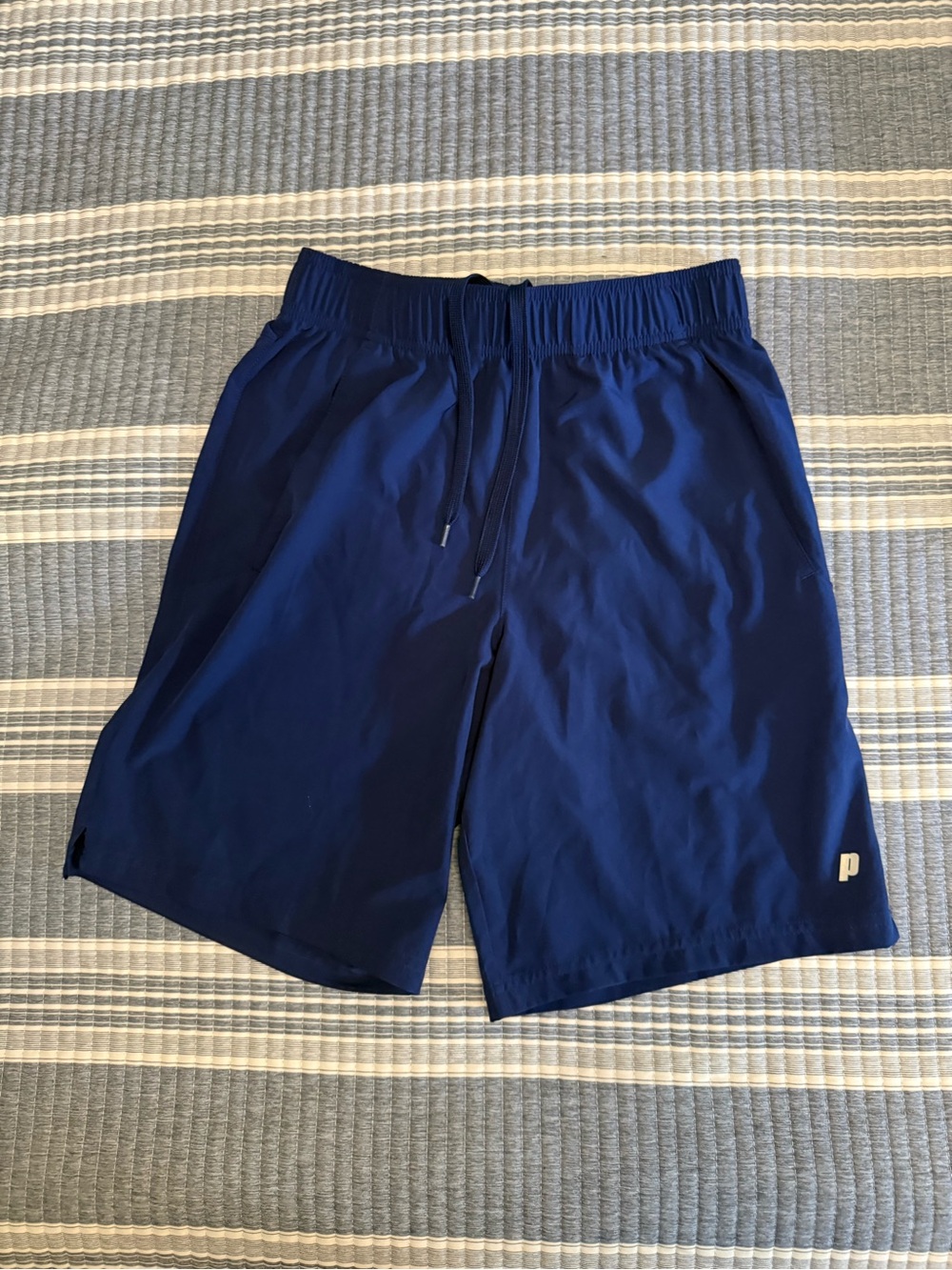 Prince Men's Athletic Shorts - Navy Blue